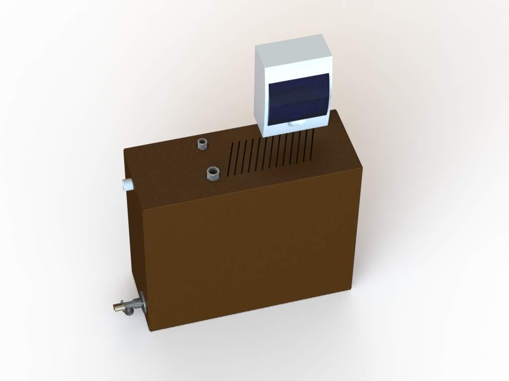 Парогенератор проточный "EVRO", 6 кВт, 47.5x18.5x40.5 см (рис.5)